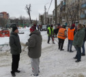 Сотрудники администрации Тулы проинспектировали уборку снега в городе