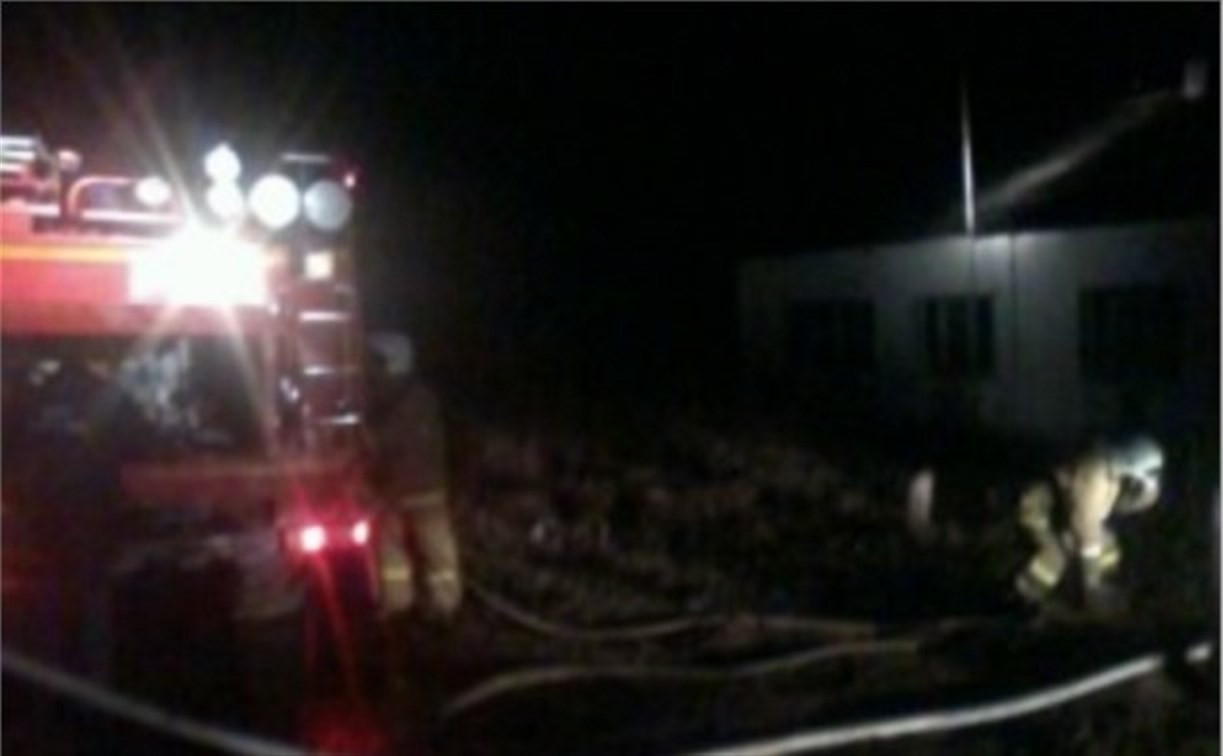 На пожаре в селе Никольское погиб 55-летний мужчина