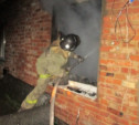 При пожаре в частном доме в Арсеньево пострадал мужчина