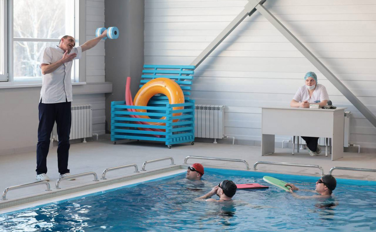 В Веневском районе открылся бассейн при госпитале ветеранов войн и труда