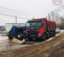 В Туле в ДТП на ул. Киреевской пострадал 19-летний водитель грузовика