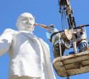 Ленин «потерял лицо»: в Новомосковске реставрируют испорченный памятник
