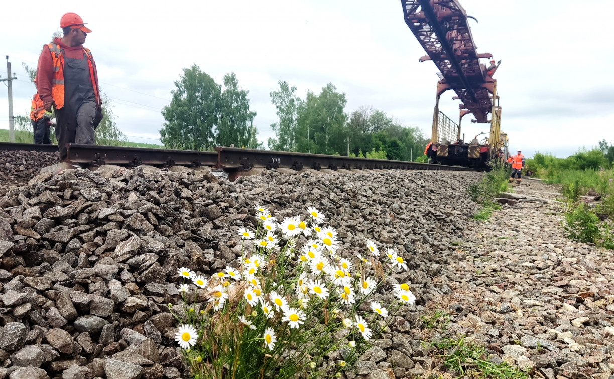 В Веневском районе начался масштабный ремонт на железной дороге