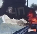 В Туле на Новомосковском шоссе сгорела «пятнашка»