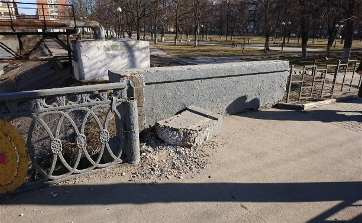 В Туле отремонтируют ограждение поврежденного моста на Красноармейском проспекте