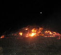 В Богородицке три отделения пожарной охраны тушили кирпичный сарай