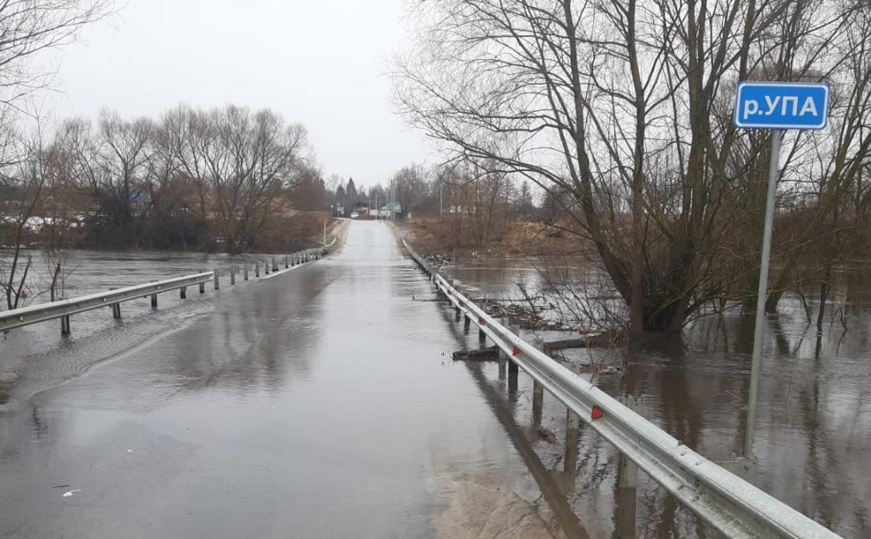 Из-за паводка в Тульской области от «большой земли» отрезано более 800 домов