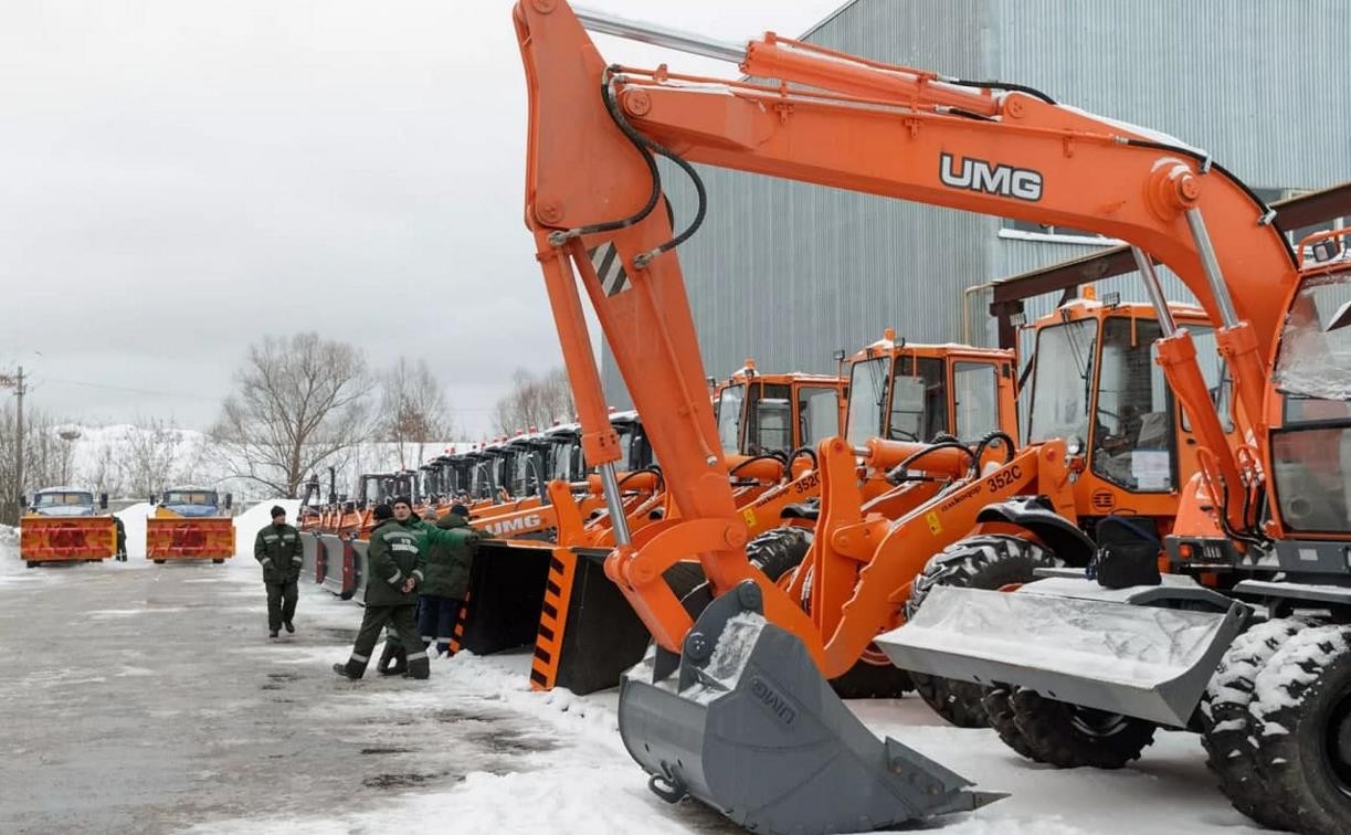 Тульская область закупит недостающую снегоуборочную технику для муниципалитетов