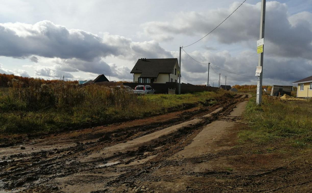 Администрация Тулы: «Дорогу в деревне Струково отсыпят щебнем осенью»