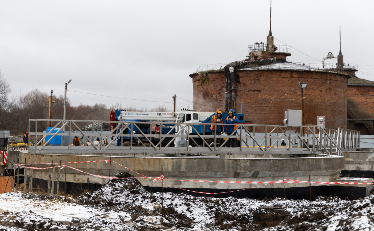Как строят цех механического обезвоживания для очистных в Туле