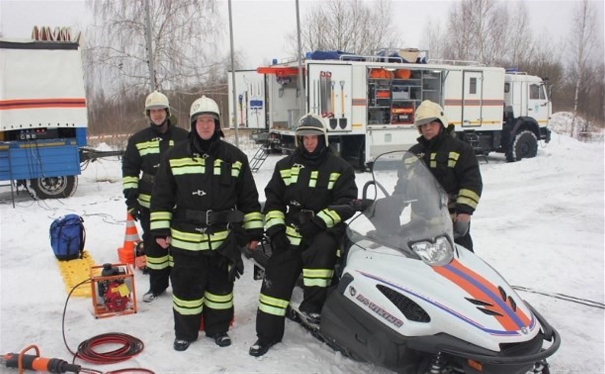 Тульские спасатели приняли участие во Всероссийской тренировке МЧС