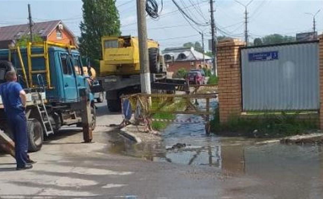 Коммунальная авария в Привокзальном районе Тулы: жителям раздадут воду