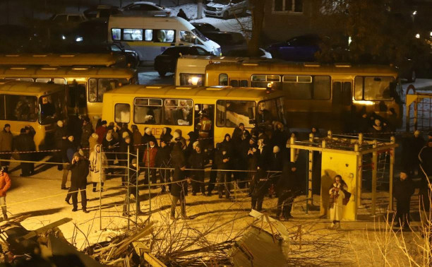 Жильцам поврежденного взрывом дома в Ефремове приготовили места в пунктах временного размещения