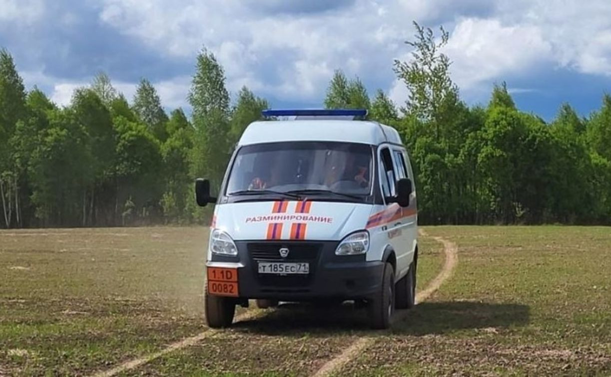 Жители Киреевска нашли на улице миномётную мину