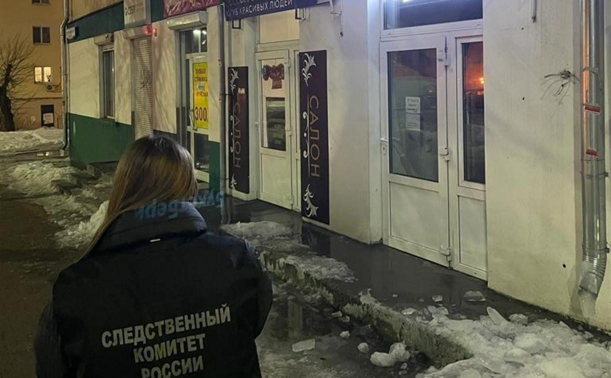 На ул. Дмитрия Ульянова в Туле на 15-летнюю девочку упала наледь 