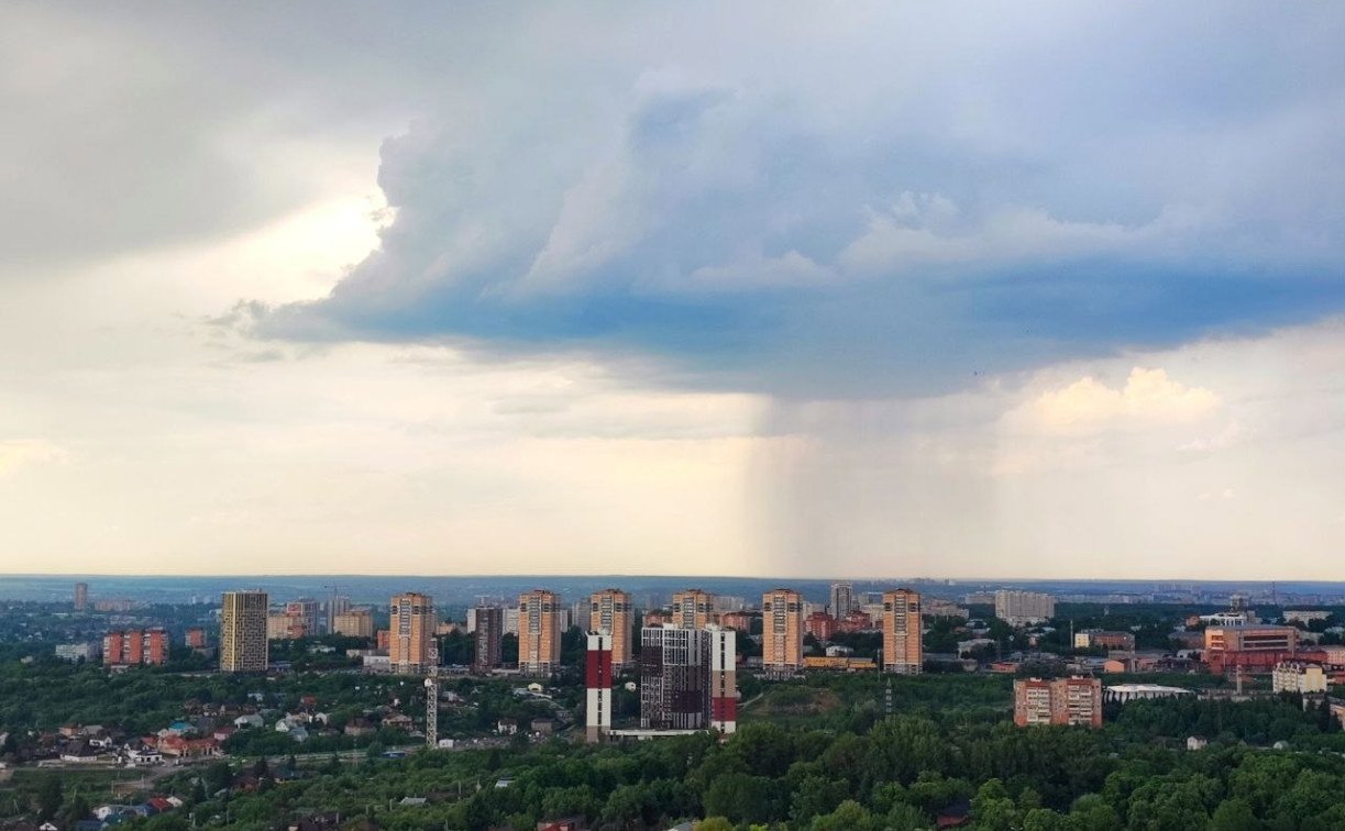 В Туле сегодня кратковременный дождь и до +22