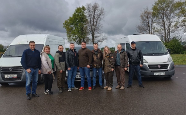 Туляки выехали в Луганск с гуманитарным грузом для военных медиков
