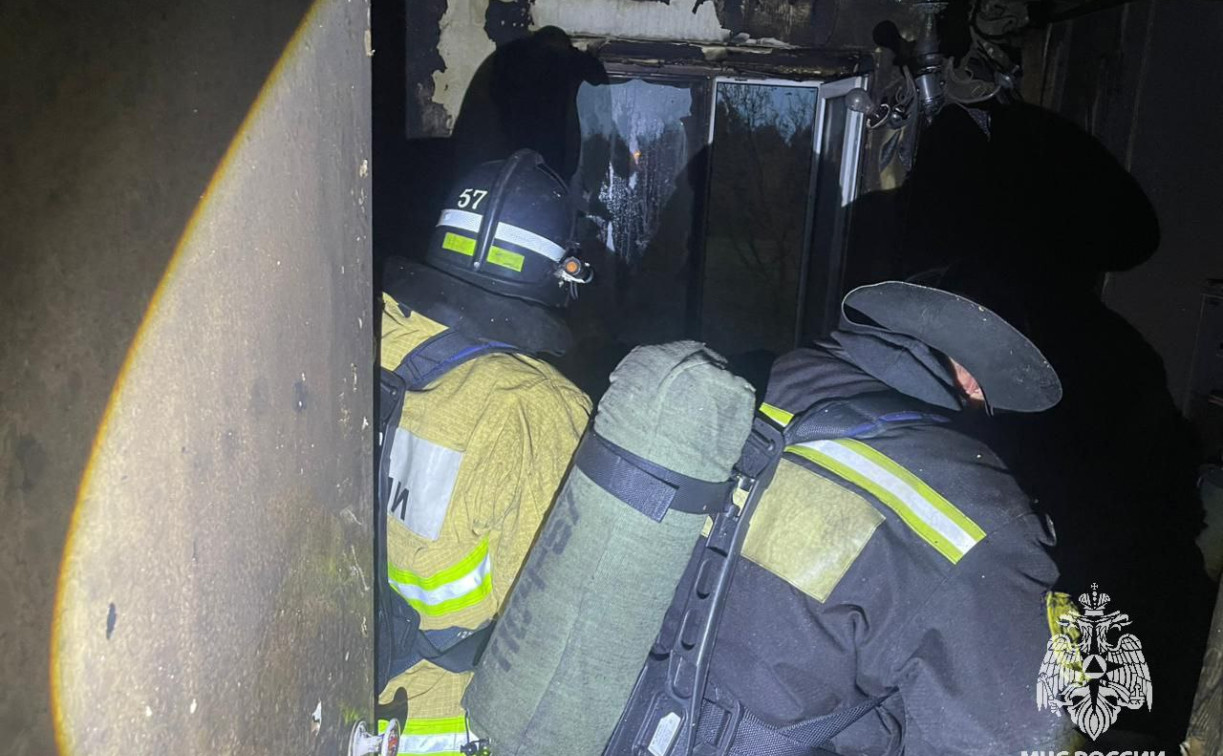 46-летний мужчина погиб на пожаре в Новомосковске 