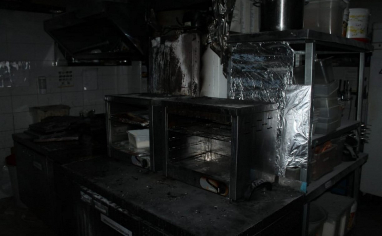 Ночью в Туле горела кухня японского ресторана