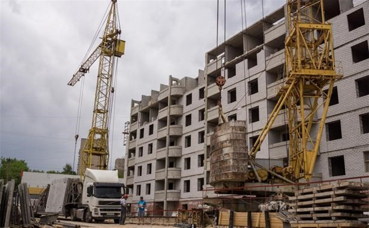 В Тульской области в ближайшие два года ожидается сокращение темпов строительства жилья