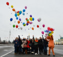 Тульские студенты запустили в небо разноцветные шары