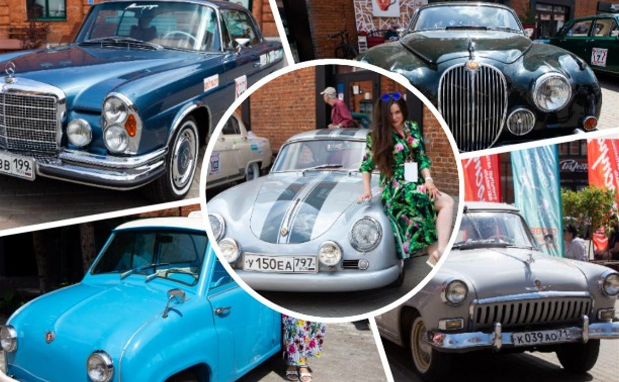 Mercedes, Ferrari, Beetle и «Победа»: туляки увидели редкие машины на ралли «Автострада»