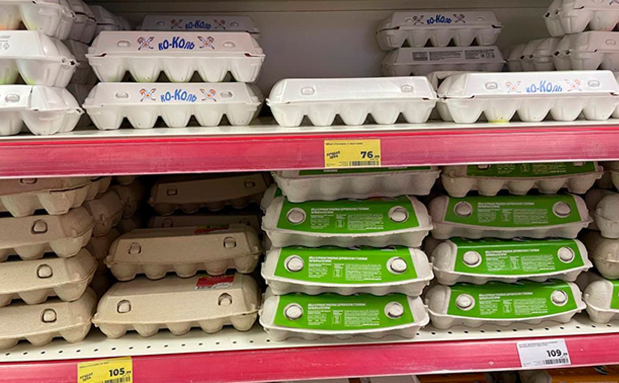 Цены на яйца в Туле снизились, но к прежним значениям не вернулись