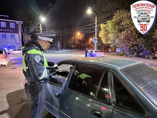 В Тульской области за выходные поймали 27 пьяных водителей