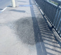 В Туле ремонтируют пешеходную часть Зареченского моста