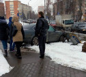 На Красноармейском проспекте в результате ДТП был поврежден светофор