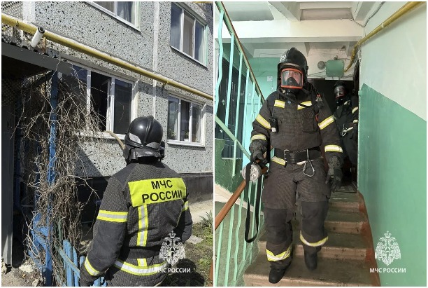 В Ефремове пожарные спасли 14-летнюю девочку из горящей квартиры