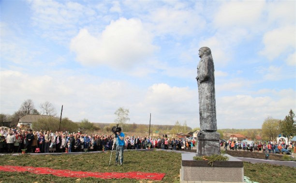 В Кимовском районе открыли памятник Матроне Себинской-Московской