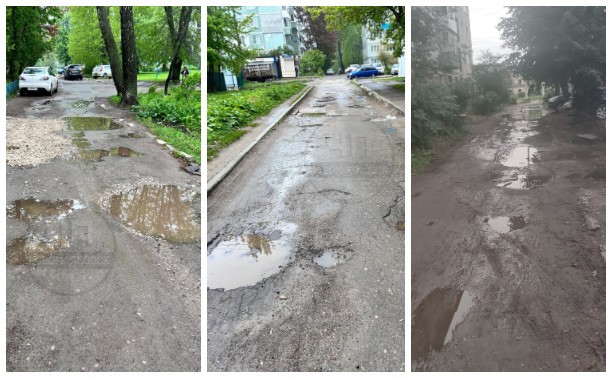 «Как после бомбёжки»: новомосковцы жалуются на убитые дороги