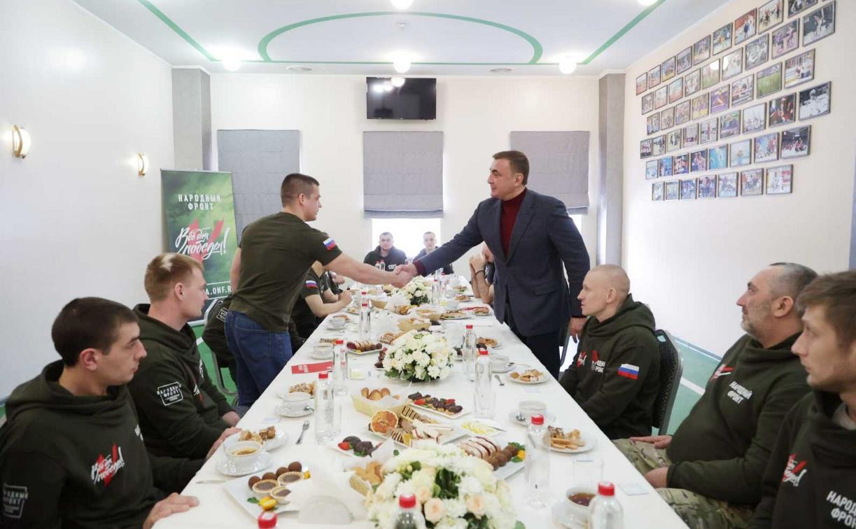 Алексей Дюмин встретился с ветеранами специальной военной операции