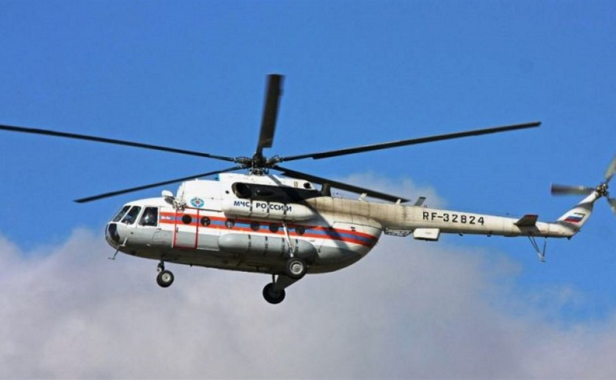 В Тульской области совершил экстренную посадку спасательный вертолёт