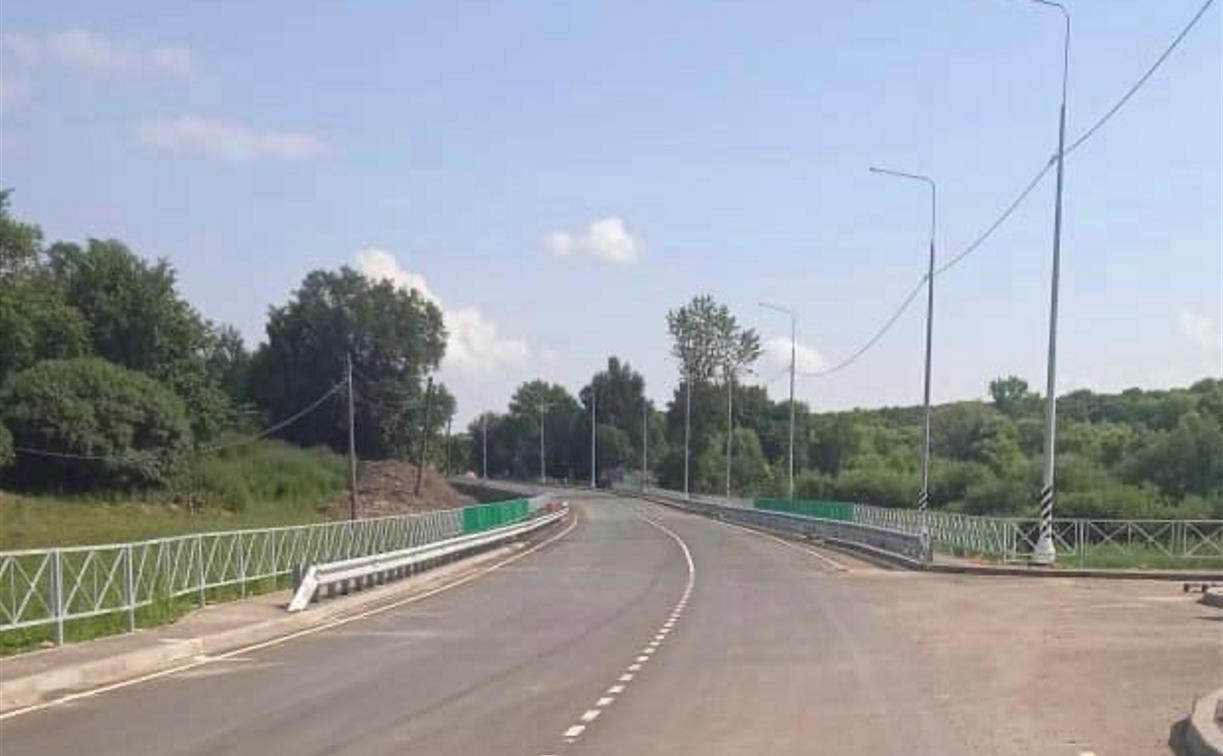 В Щекинском районе после ремонта открылся мост