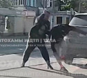 В Туле водитель напал с дубинкой на пешехода-нарушителя