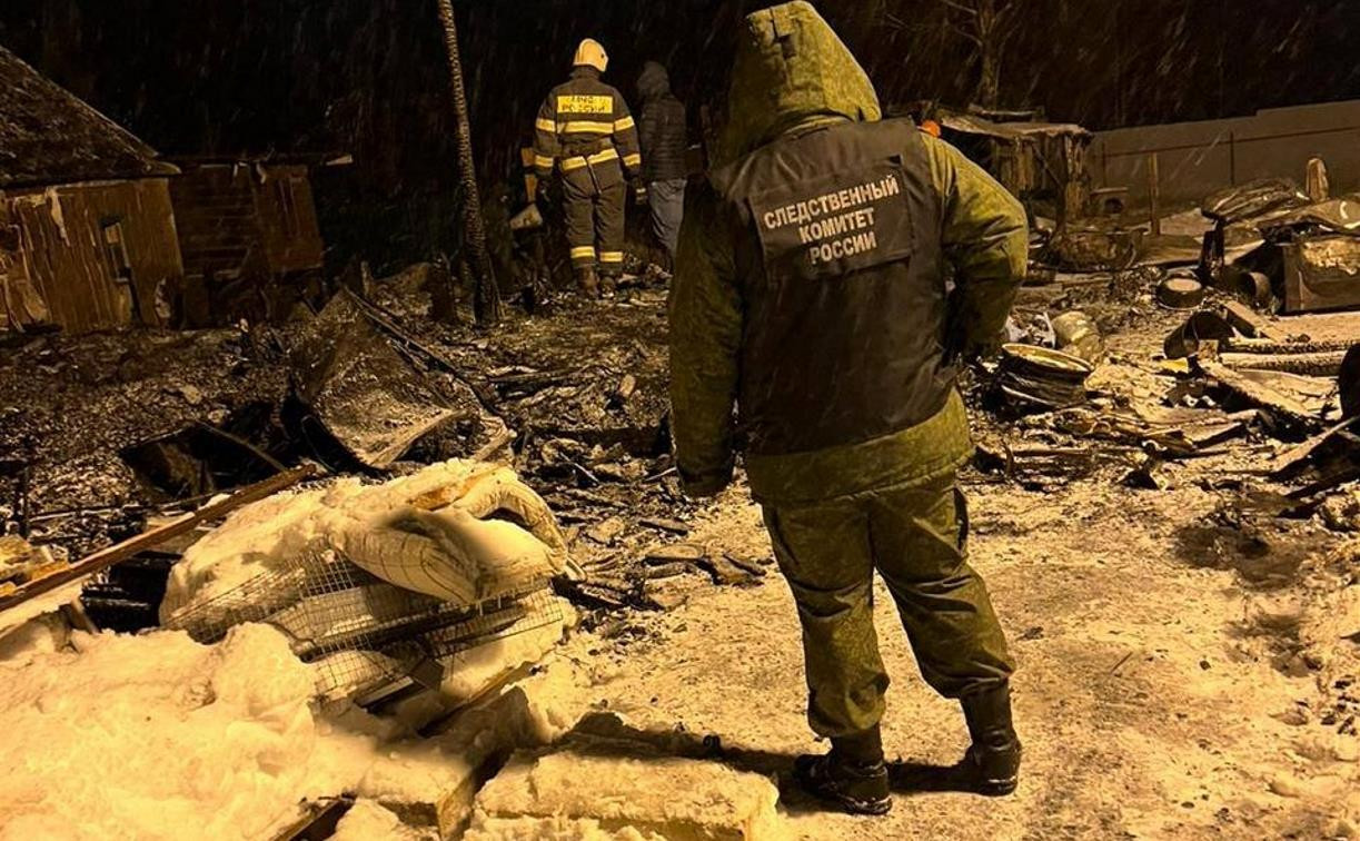 Пожар в Киреевском районе: среди погибших двое детей