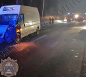 В Алексинском районе фургон насмерть сбил пешехода