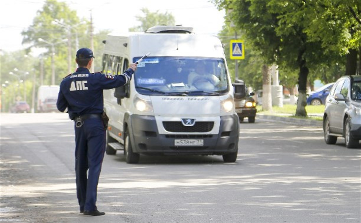 Сотрудники ГИБДД задержали пьяного водителя автобуса «Тула — Советск»