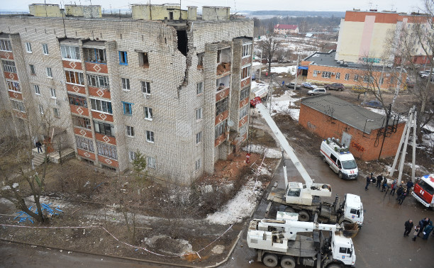 Взрыв в Ясногорске: Фоторепортаж с места событий