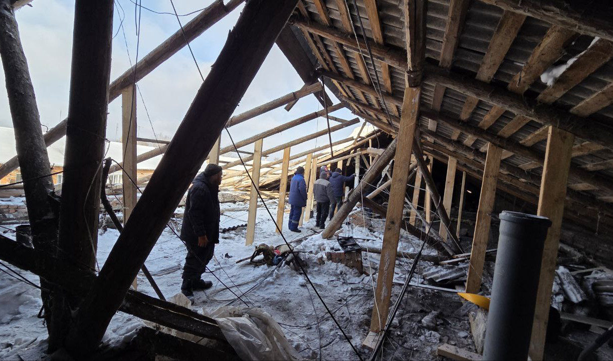 Обрушение крыши дома в Щекино: восстановление находится в завершающей стадии