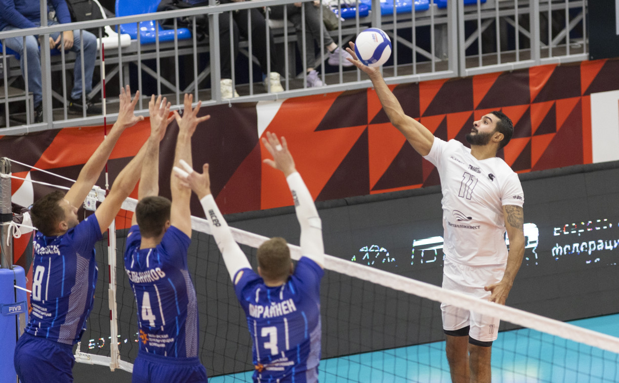 Мужской волейбол в Туле: «Белогорье» обыграло «Динамо-Урал»