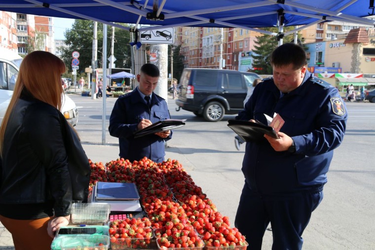 С начала года в Туле выявлено около 500 фактов незаконной торговли на улицах