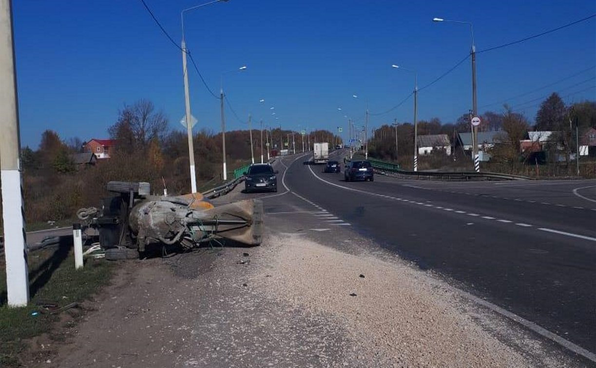 В ДТП на трассе М-2 «Крым» пострадал молодой человек