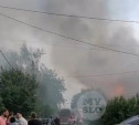 Пожар в поселке Октябрьском тушат 6 расчетов