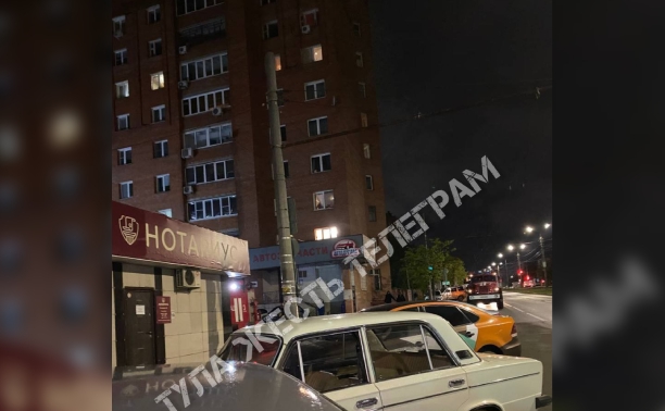 В Пролетарском районе Тулы загорелась квартира
