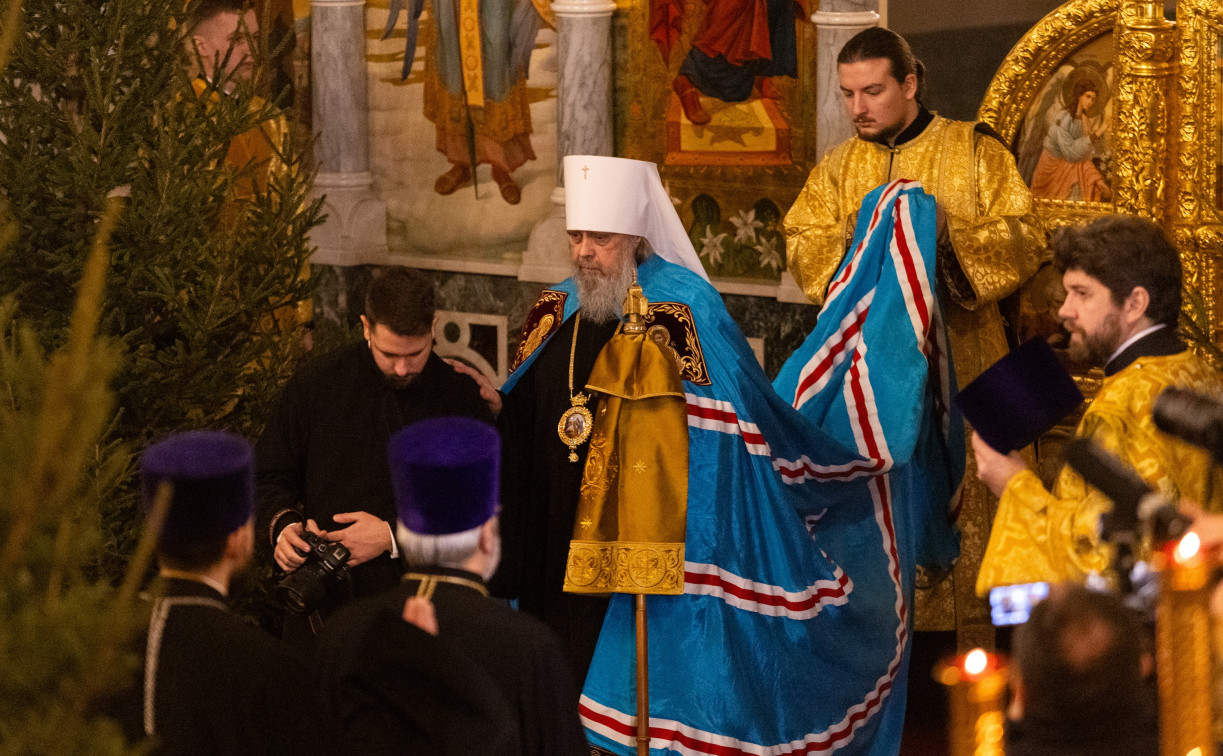 В Успенском соборе Тулы состоялась Рождественская служба: фоторепортаж Myslo