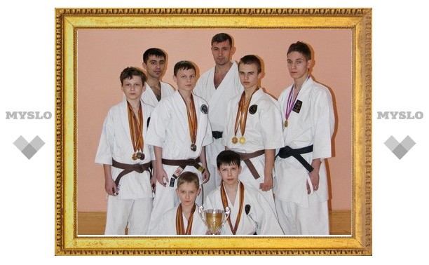 Тульские каратисты собрали урожай медалей в Подмосковье