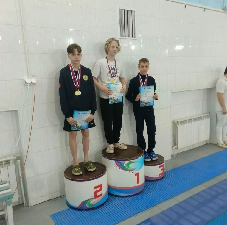 В Новомосковске тульские пловцы взяли медали областного первенства по плаванию «Весёлый дельфин»